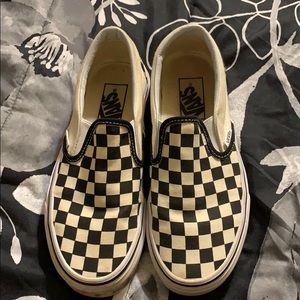 Black and White Checkered Vans